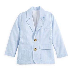 Bella bliss boys seersucker blazer